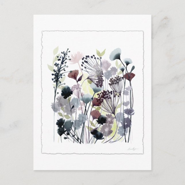 Swaying Florets II Postcard (Front)