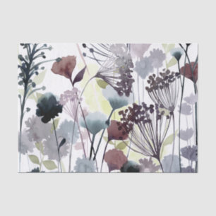 Swaying Florets II Tissue Paper