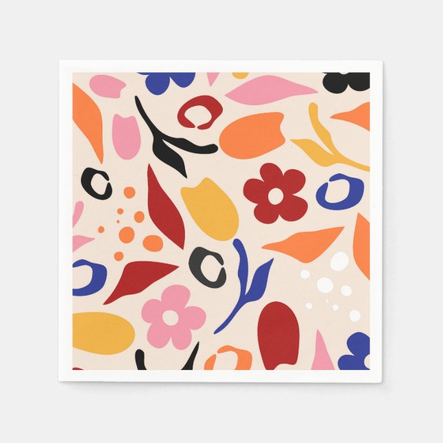 Swaying Petals Napkin (Front)