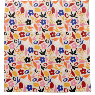 Swaying Petals Shower Curtain