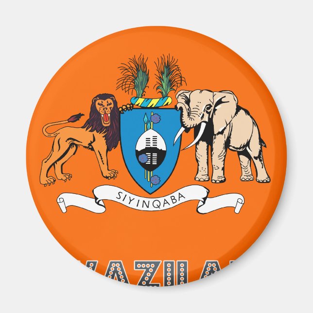 Swazi Emblem Magnet (Front)