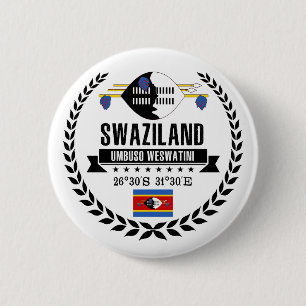 Swaziland 6 Cm Round Badge