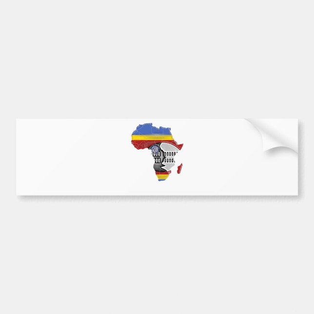 Swaziland Bumper Sticker (Front)