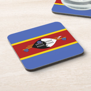 Swaziland flag coaster