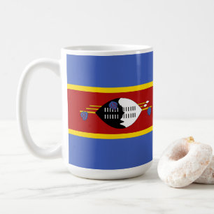Swaziland flag coffee mug