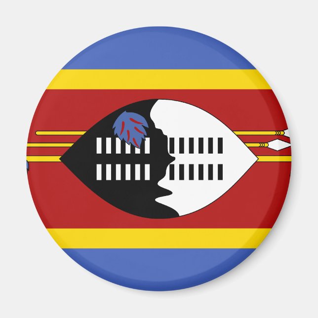 Swaziland Flag Magnet (Front)