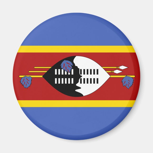 Swaziland Flag Magnet (Front)