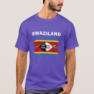 Swaziland Flag National T-Shirt