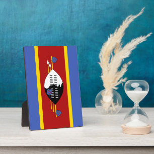 Swaziland flag plaque