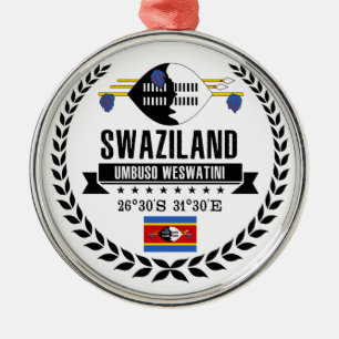 Swaziland Metal Tree Decoration