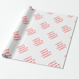 SWEAR WRAPPING PAPER