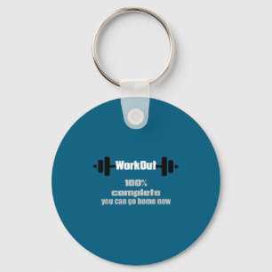 Sweat Activated Motivational Workout Complete Gym  Key Ring