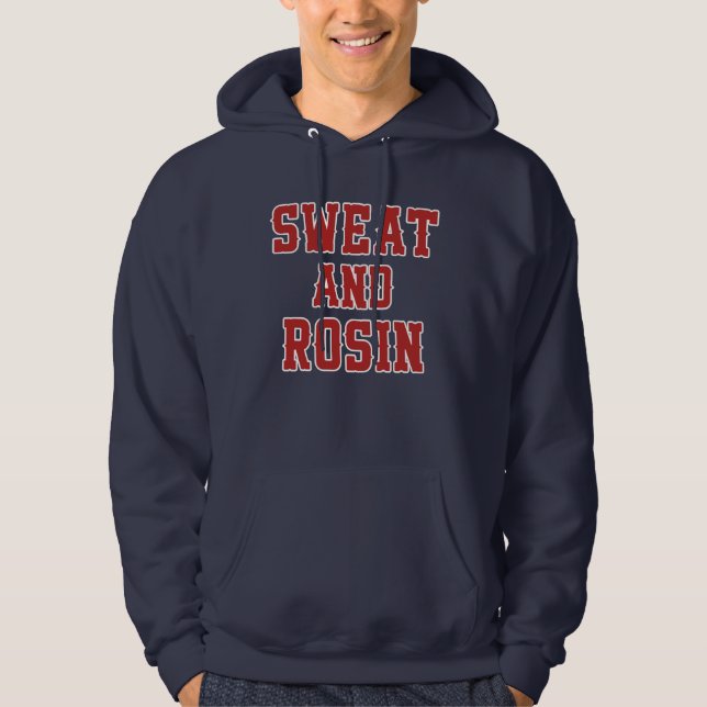 Sweat And Rosin - New York Baseball Player Hoodie (Front)