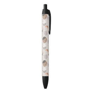 Sweat Dream Bunnies In Space Pattern Black Ink Pen