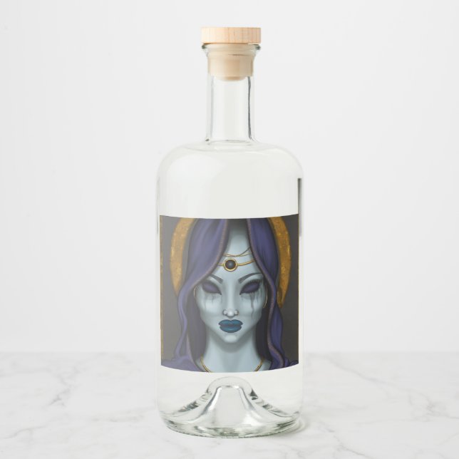 sweat liquor bottle label (Front)