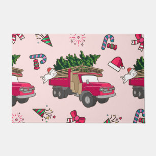 Sweat Merry and Bright Christmas Family Holiday    Doormat