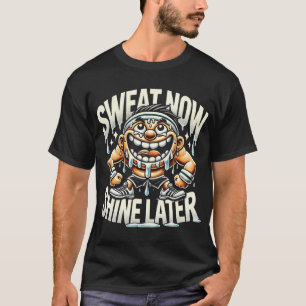 Sweat Now Shine Later - Funny Gym T-Shirt
