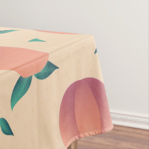 Sweat peach pattern tablecloth