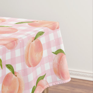 Sweat peach pattern tablecloth