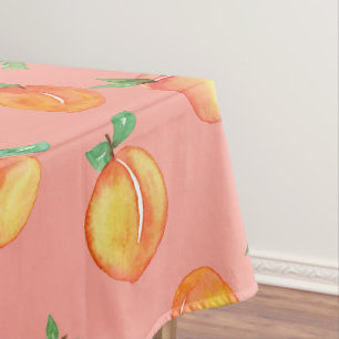 Sweat peach pattern tablecloth