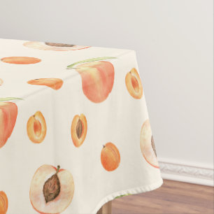 Sweat peach pattern tablecloth