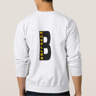 Sweat-shirt cendre DOS homme BRUXELLES Sweatshirt