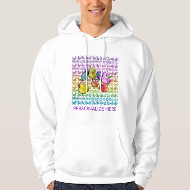 Sweat Shirts - Hoodies Rubber Ducky Pop Art (Front)