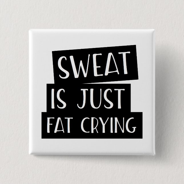 Sweat Square Button (Front)