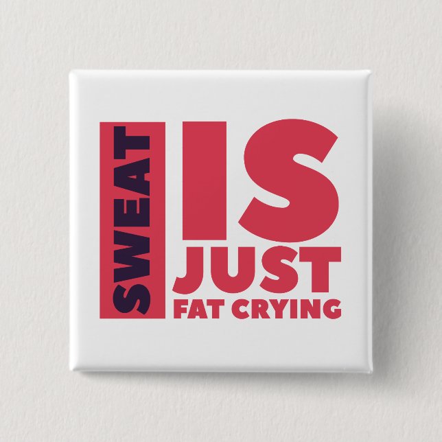 Sweat Square Button (Front)