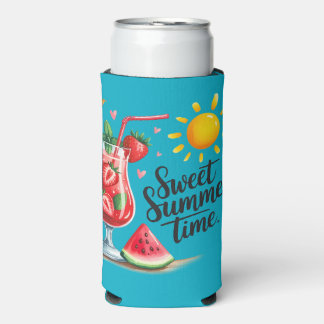 Sweat Summertime  Seltzer Can Cooler