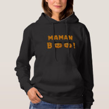 Sweat Woman Halloween - Mama BOO Black Kawaii