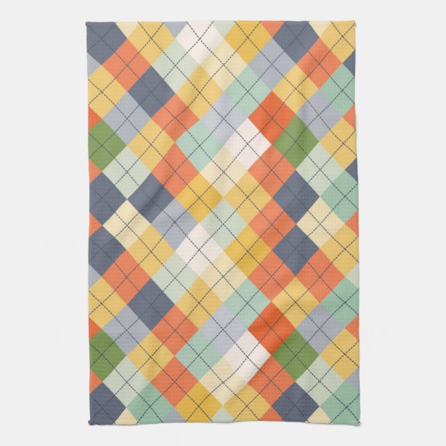 Sweater Background 2 Tea Towel (Vertical)