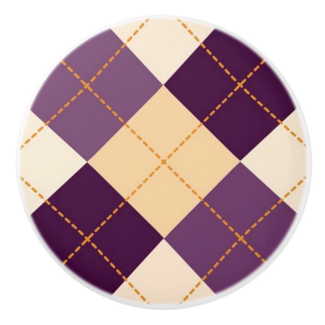 Sweater Background Ceramic Knob (Front)