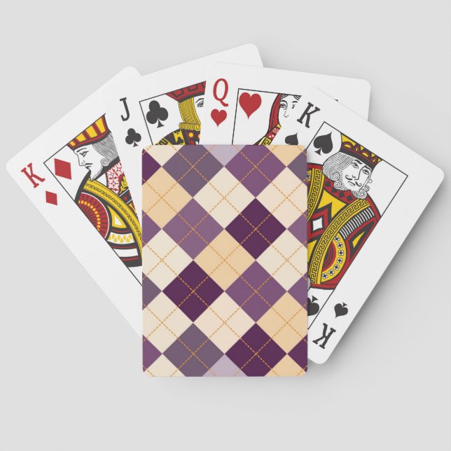 Sweater Background Playing Cards (Back)