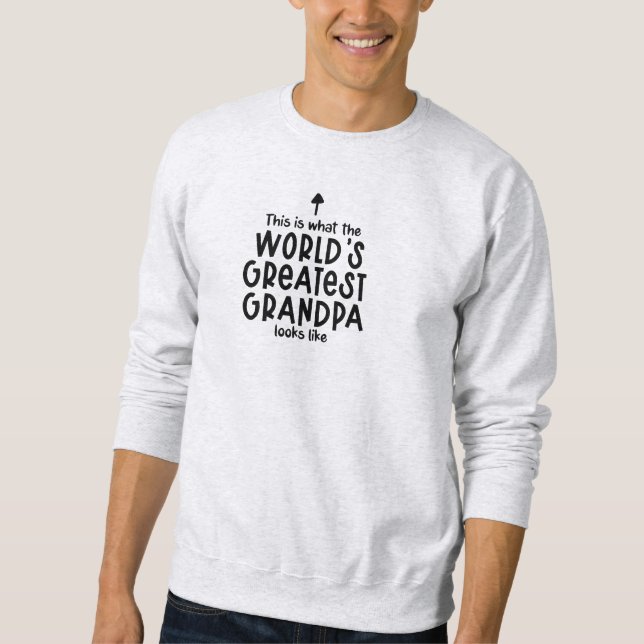 Sweater Men - World's Greatest Grandpa (Front)