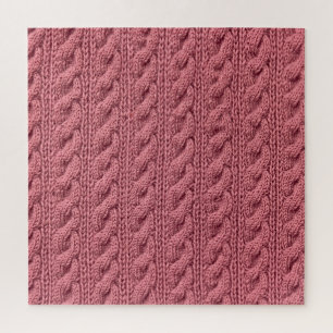 Sweater Texture: Detailed Close-Up Pattern Jigsaw Puzzle