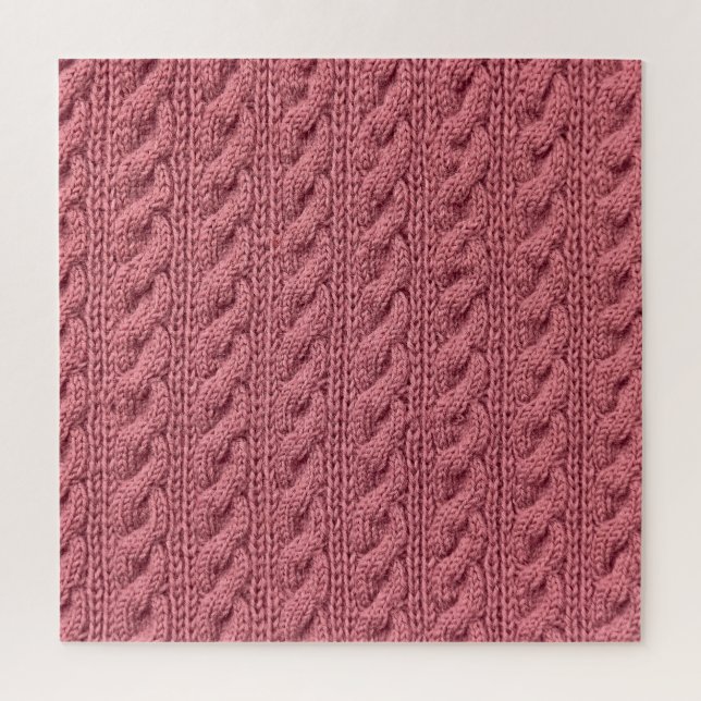 Sweater Texture: Detailed Close-Up Pattern Jigsaw Puzzle (Vertical)