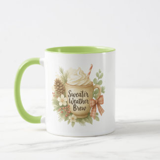 Sweater Weather Brew Cozy Mug Art