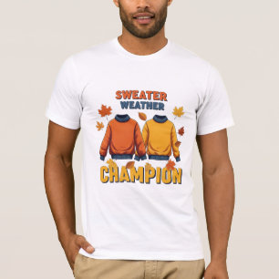 Sweater Weather Champion Autumn Fall Design