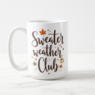 Sweater Weather Club Personalised Coffee Mug