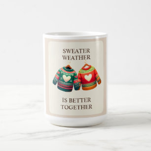 Sweater Weather Custom Coffee Mug