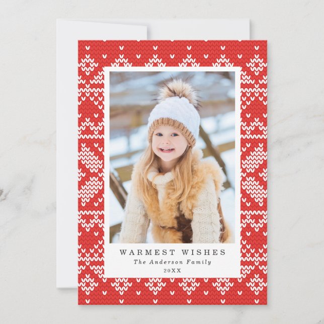 Sweater Weather | Holiday Photo Card (Front)