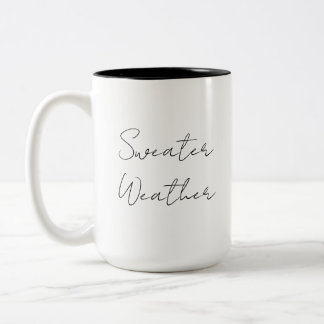 'Sweater Weather' mug