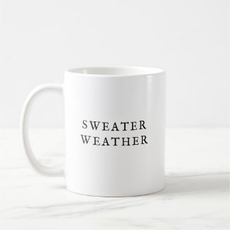 Sweater Weather Mug Fall Coffee Minimal  