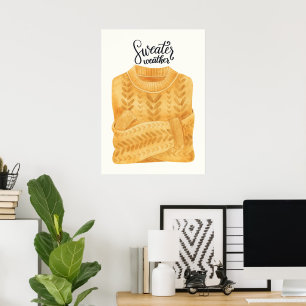 Sweater weather poster