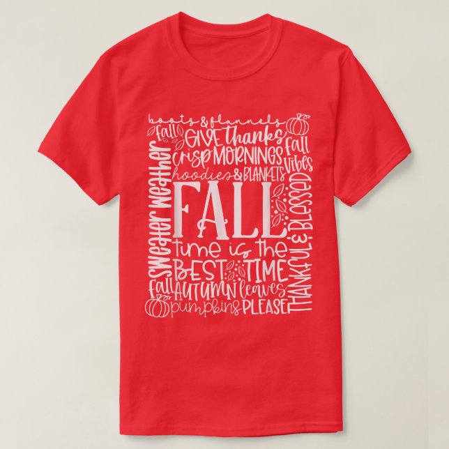 Sweater Weather Thankful & Blessed Fall Autumn Col (Design Front)