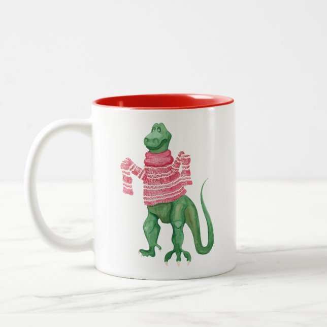 Sweatersaurus-Rex Mug (Left)