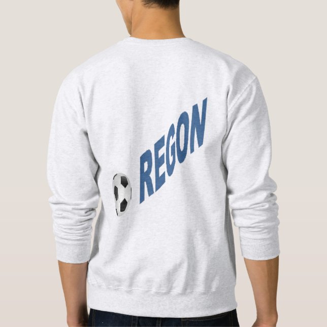 Sweatshirt ash back man DESIGN OREGON SPORT (Back)