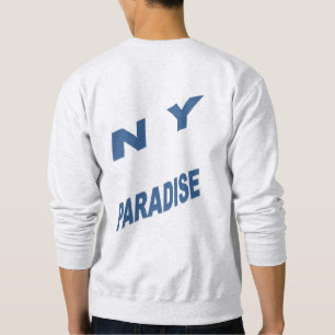 Sweatshirt ash back man NEW YORK PARADISE