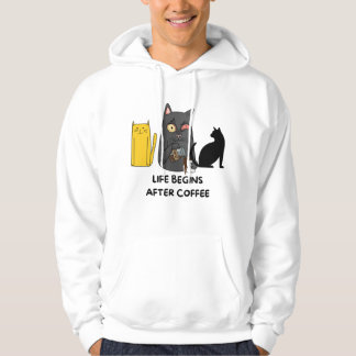 sweatshirt cat lovers pictures for coffee lover